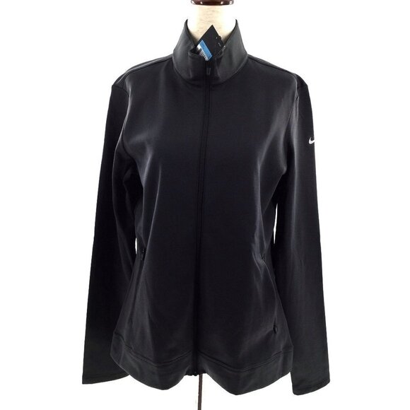 Nike New Therma Dri Fit Woman Grey Track Jacket - Picture 1 of 13